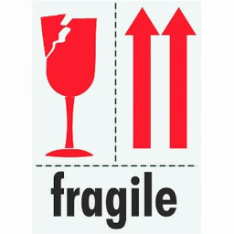 "Fragile" International Shipping & Pallet Labels
