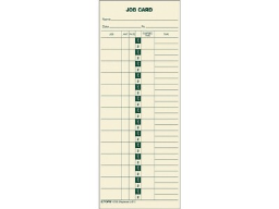 TOPS Time Cards for Time Clocks, 500/Box (1258)
