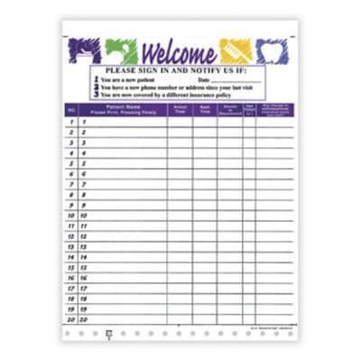 Medical Arts Press(r) Privacy Sign-In Sheets; Dental Icons