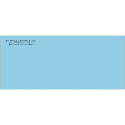 Blue 4-1/8x9-1/2" Envelopes