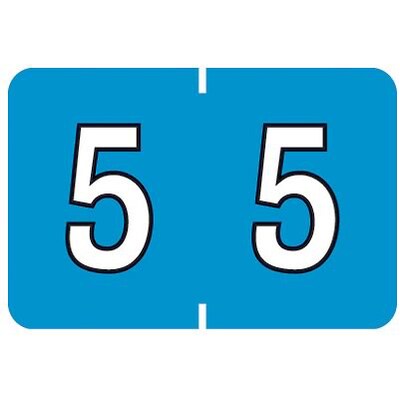 Medical Arts Press(r) Barkley(r) & Sycom(r) Compatible Numeric Sheet Labels; "5"