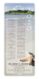 Easy Hang Calendar; Beach Starfish