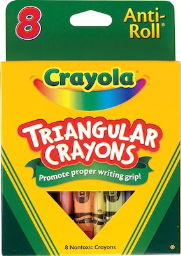 Crayola(r) Triangular Crayons, 8/Box