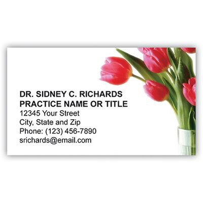 Medical Arts Press(r) Generic Business Card Magnets; Tulips
