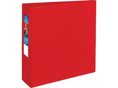 Avery Heavy-Duty 3&quot; 3-Ring Non-View Binder, Red (79583)