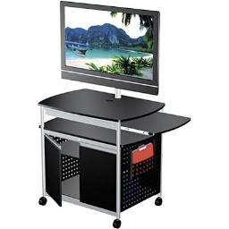 Safco(r) Scoot(tm) Flat Panel Multimedia Cart; With Doors