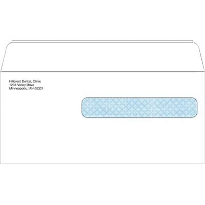 2000 ADA Dental Right Window Claim Envelopes; Peel & Seel(r), Personalized, 500/Box