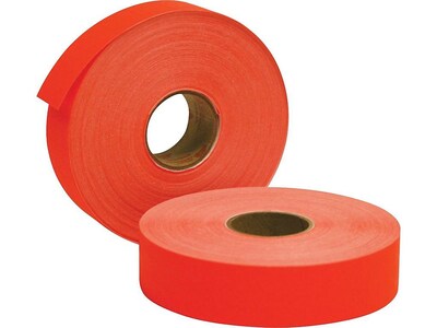 Avery Monarch 1131 Labels, 1-Line, Fluorescent Red, 2500/Roll (925075)