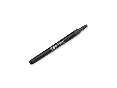 Expo Click Dry Erase Markers, Fine Point, Black, 12/Pack (1751669)