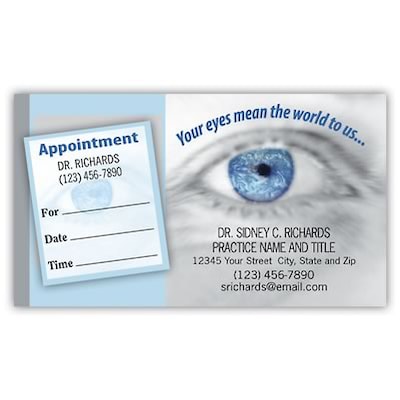 Medical Arts Press(r) Dual-Imprint Peel-Off Sticker Appointment Cards; Mean the World