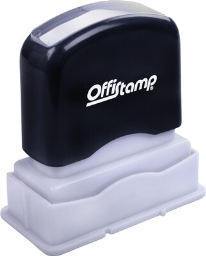 Offistamp(r) Pre-inked Message Stamp; "FAXED"
