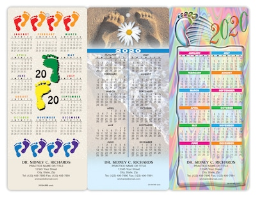Podiatry Easy Hang Promotional Calendars Assortment Packs; Feet