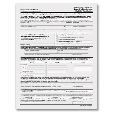 ComplyRight(tm) I-9 Form