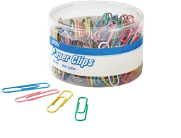 Quill(r) Jumbo Size Vinyl-Coated Paper Clips