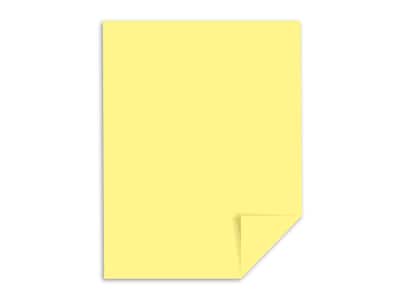 Exact Index Paper, 8.5&quot; x 11&quot;, 90 lb./ 163 gsm, Canary Yellow, 250 Sheets/Pack (49141)