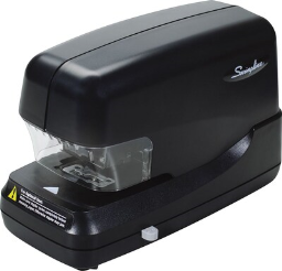 Swingline(r) High Capacity Automatic Electric Stapler, 70 Sheets, Black, Flat Clinch