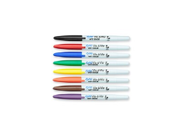 Expo Vis-a-Vis Wet Erase Markers, Fine Point, Assorted, 8/Pack (16078)