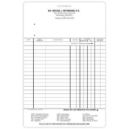 Pegboard Account Cards; White, Format 276