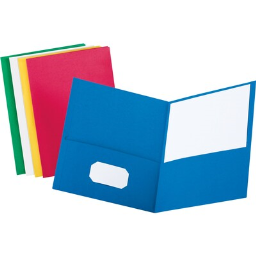 Quill Brand(r) 2-Pocket Folders without Fasteners; Assorted