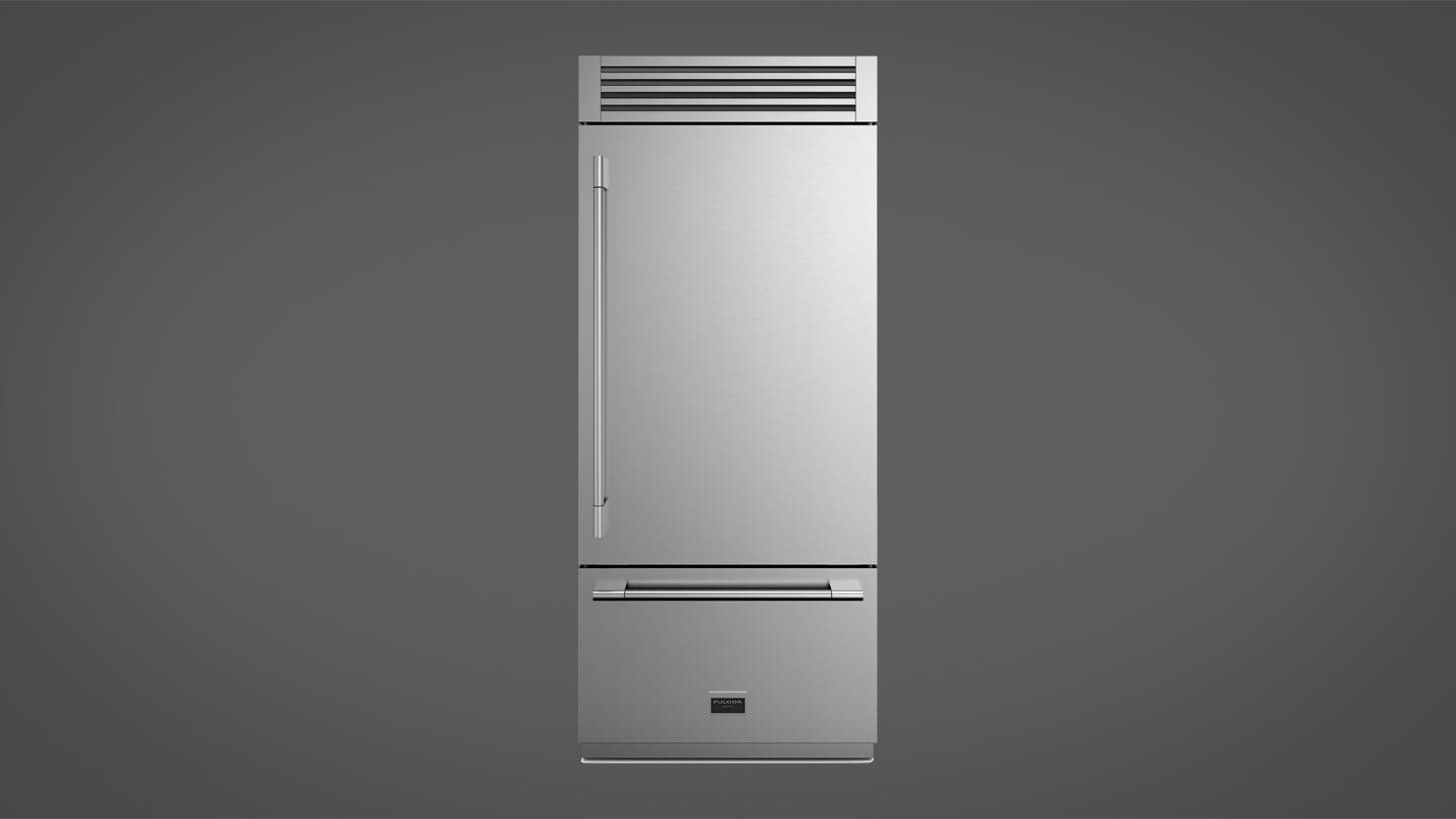 Fulgor Milano 36 Inch Milano Sofia 700 36 Built In Counter Depth Bottom Freezer Refrigerator F7PBM36S1R