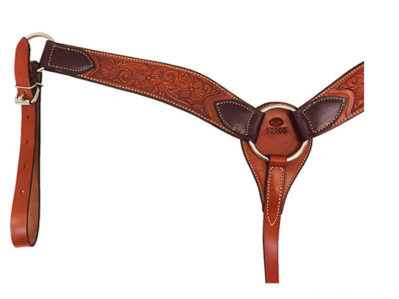 Floral Roping Breast Strap by Billy Cook