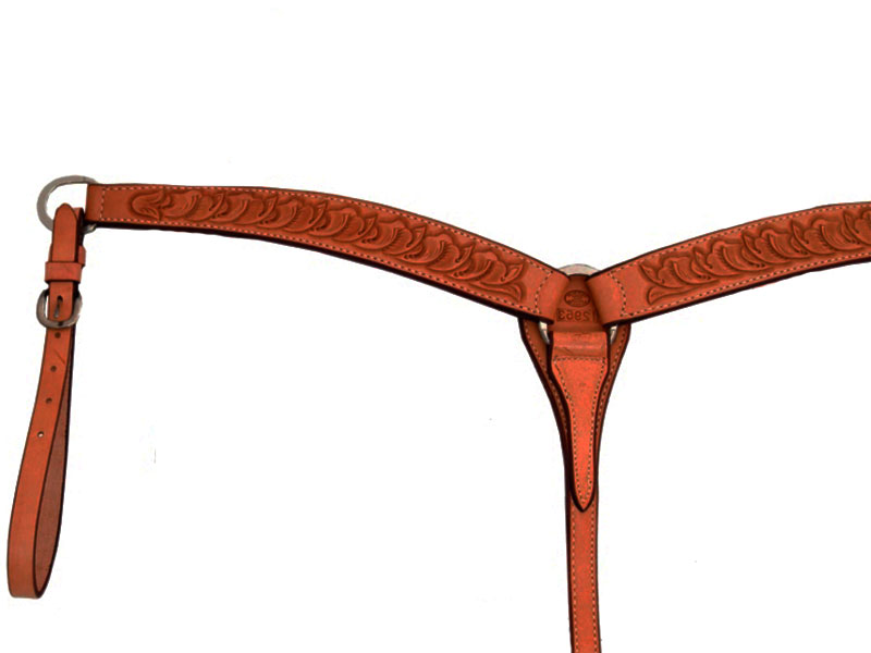 Billy Cook Hand Tooled Benson Breast Strap