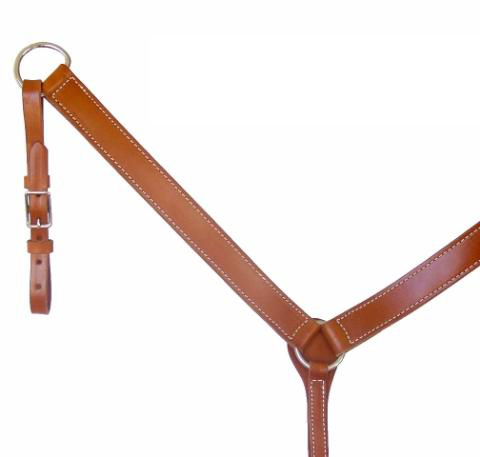Circle Y Smooth Leather Breast Collar