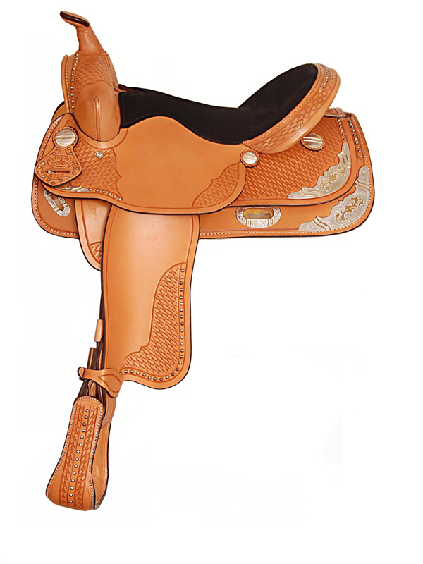 15inch 16inch Big Horn Texas Best Spotted Show Saddle 1360