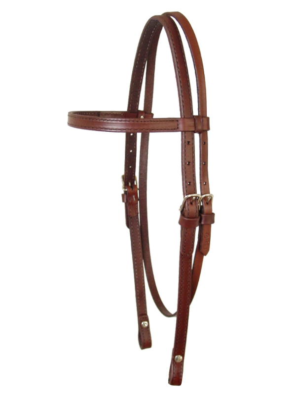 Circle Y Smooth Leather Headstall